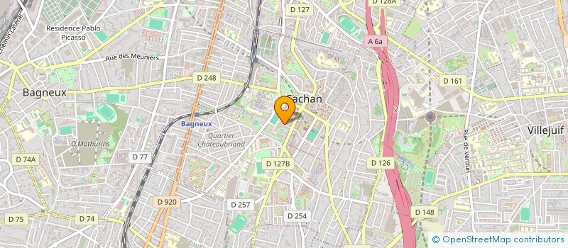 localisation de l'entreprise AUMAXAM  CACHAN