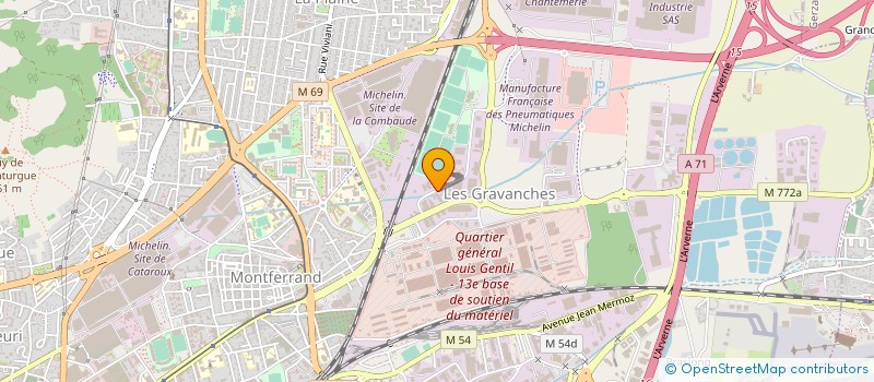 localisation de l'entreprise AUMELEC  CLERMONT-FERRAND