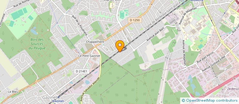 localisation de l'entreprise AUMENOSO  PESSAC