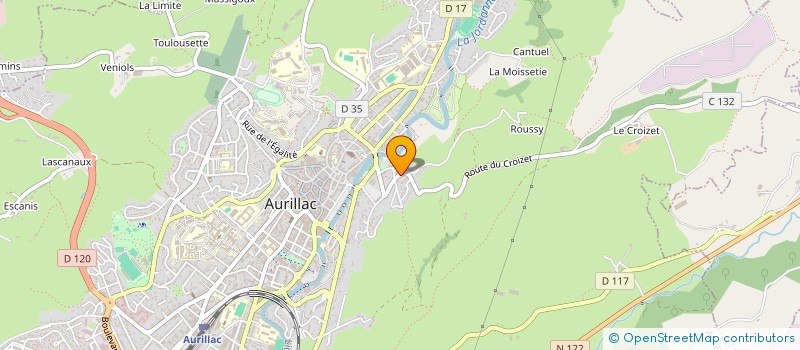 localisation de l'entreprise AUMINI à AURILLAC