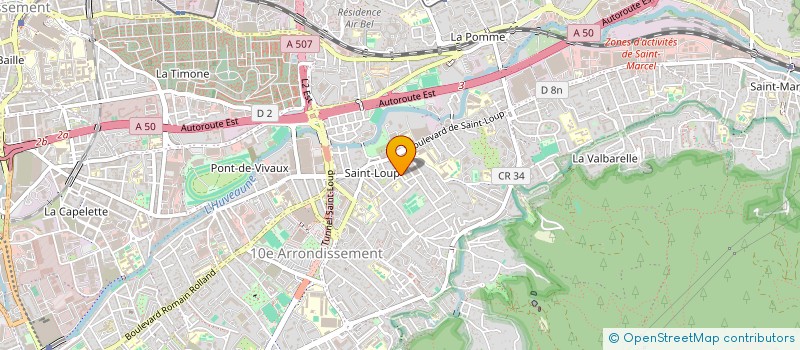 localisation de l'entreprise AUMIRA à MARSEILLE