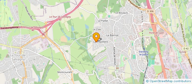 localisation de l'entreprise AUMOC  DARDILLY