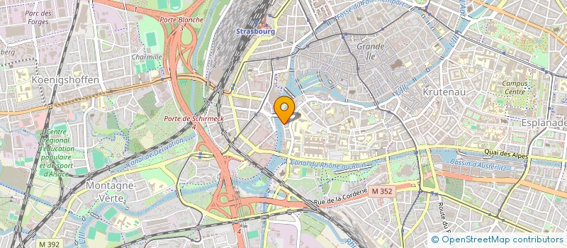 localisation de l'entreprise AUMONERIE ANGLICANE DE STRASBOURG à STRASBOURG