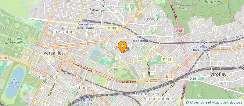 localisation de l'entreprise AUMONERIE CATHO COLLEGE RAMEAU  VERSAILLES