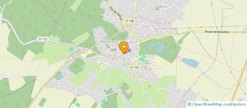 localisation de l'entreprise AUMONERIE CATHO ENSEI SEC Z VERT NO YVEL à MONTFORT-L'AMAURY