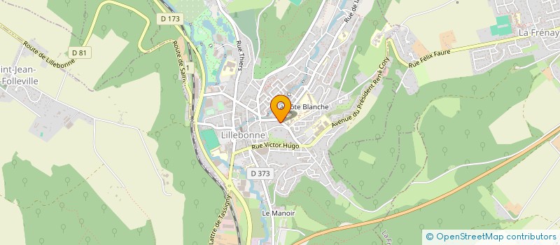 localisation de l'entreprise AUMONERIE CATHOLIQUE  LILLEBONNE