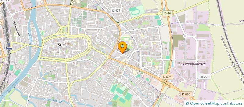 localisation de l'entreprise AUMONERIE DE L'ENSEIGNEMENT PUBLIC DES LYCEES ET COLLEGES DU SENONAIS à SENS