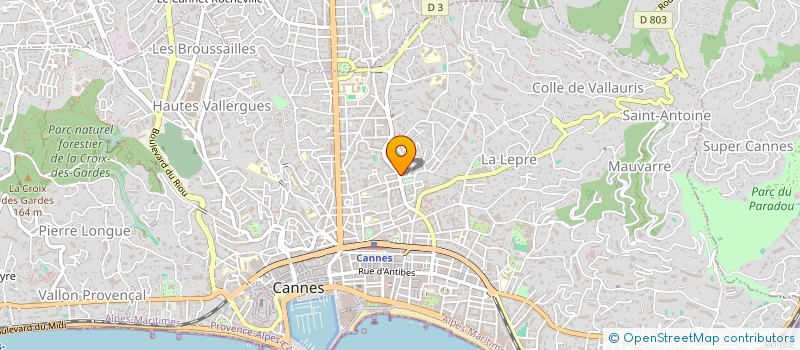 localisation de l'entreprise AUMONERIE DE L'ESPERANCE DES ALPES-MARITIMES à CANNES
