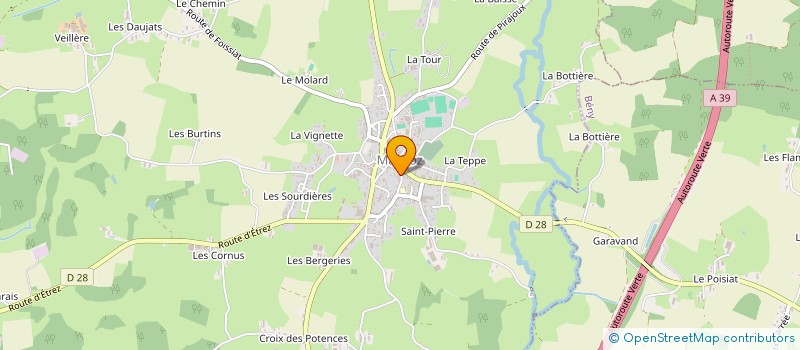 localisation de l'entreprise AUMONERIE DE MARBOZ  MARBOZ