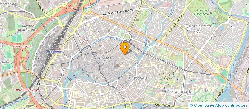 localisation de l'entreprise AUMONERIE DE RUE DE STRASBOURG  STRASBOURG