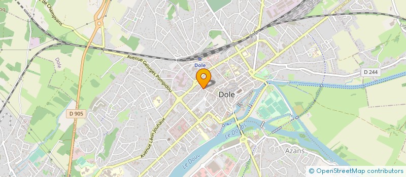 localisation de l'entreprise AUMONERIE DES COLLEGES ET LYCEES DE DOLE à DOLE
