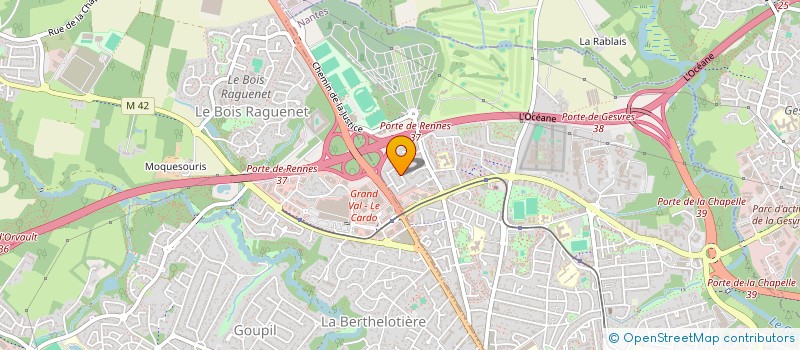 localisation de l'entreprise AUMONERIE DES ETUDIANTS DU MONDE à NANTES
