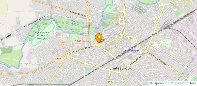 localisation de l'entreprise AUMONERIE DES JEUNES à CHATEAUROUX