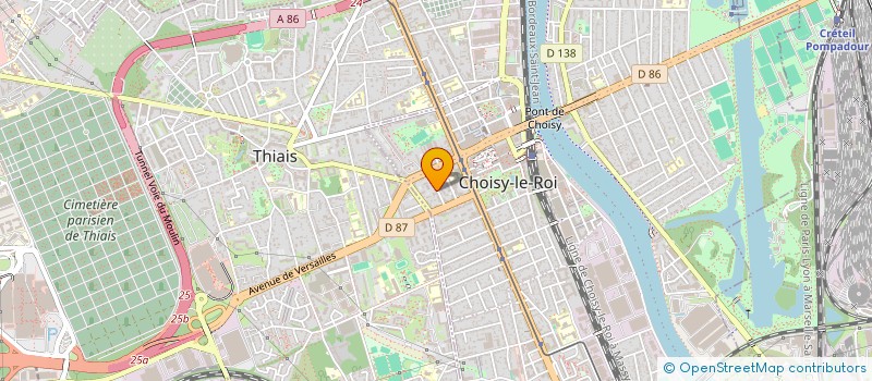 localisation de l'entreprise AUMONERIE DES LYCEES THIAIS CHOISY LE ROI à CHOISY-LE-ROI