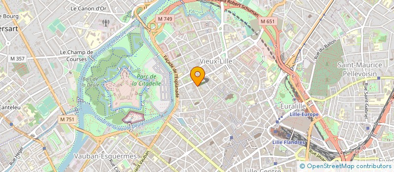 localisation de l'entreprise AUMONERIE DIOCESAINE ENSEIGNEMENT PUBLIC  LILLE