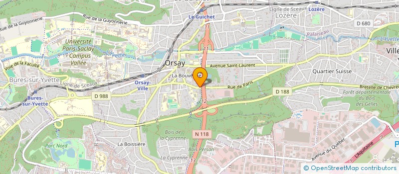 localisation de l'entreprise AUMONERIE DU SECTEUR DE L YVET à ORSAY