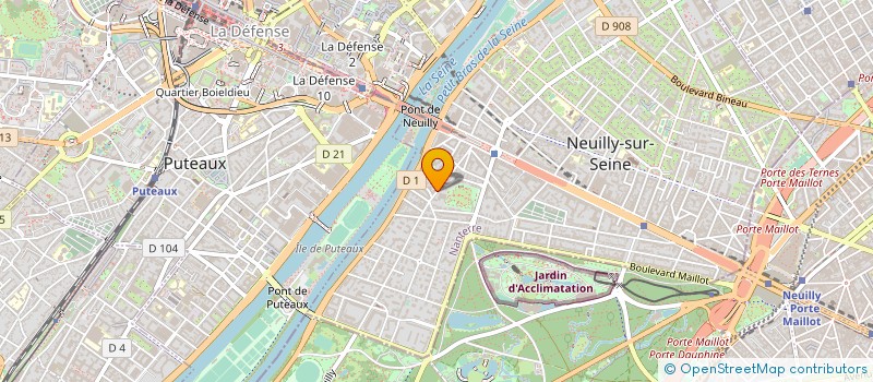 localisation de l'entreprise AUMONERIE ENSEIGNEMENT PUBLIC DE NEUILLY à NEUILLY-SUR-SEINE