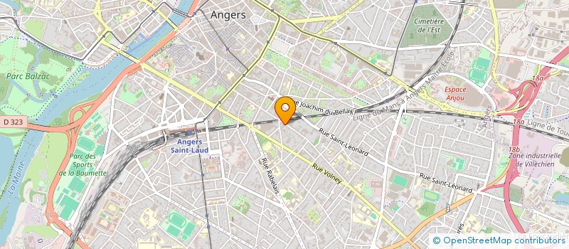 localisation de l'entreprise AUMONERIE LYCEE DAVID D ANGERS à ANGERS