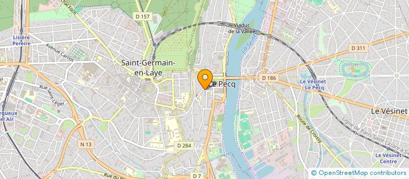localisation de l'entreprise AUMONERIE SCOLAIRES SECTEUR ST GERMAIN à LE PECQ