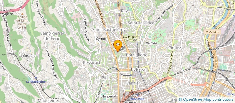 localisation de l'entreprise AUMONERIEENSEIGNEMENTPUBLIC à NICE