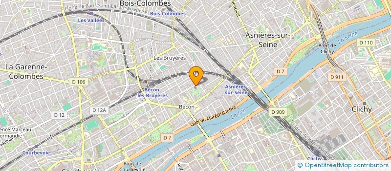 localisation de l'entreprise AUMONERIES DE COURBEVOIE à COURBEVOIE
