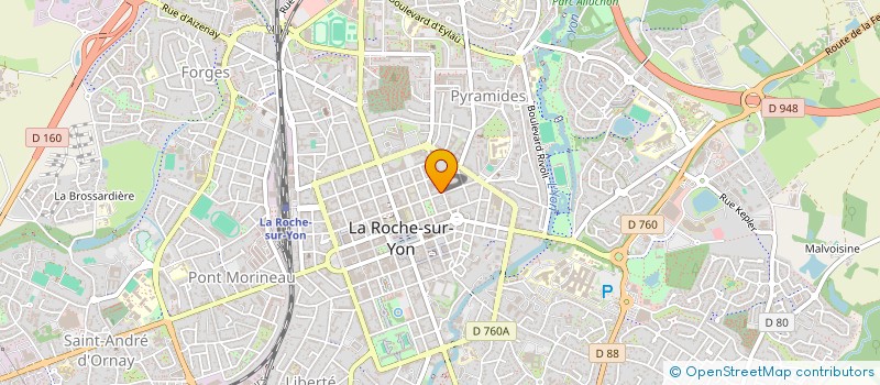localisation de l'entreprise AUMONERIES DE L'ENSEIGNEMENT PUBLIC à LA ROCHE-SUR-YON