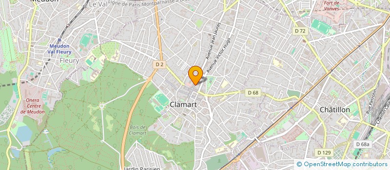localisation de l'entreprise AUMONT à CLAMART