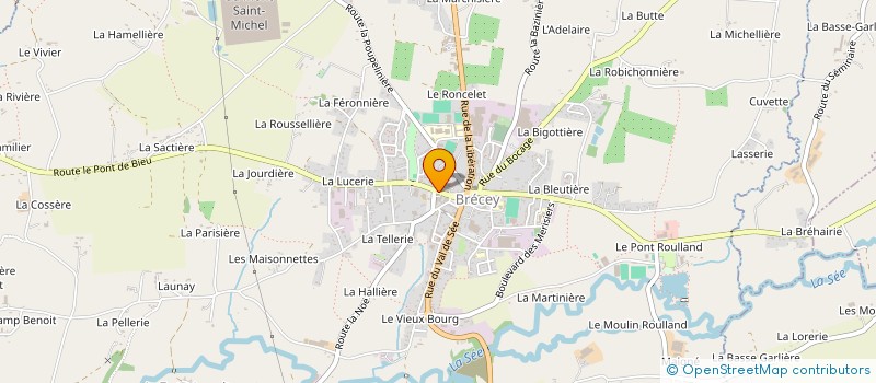 localisation de l'entreprise AUMONT DANIEL  BRECEY