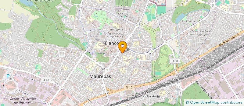 localisation de l'entreprise AUMYLA  ELANCOURT