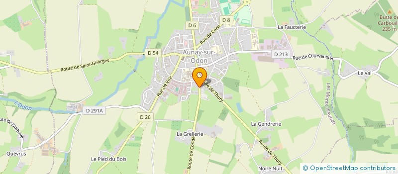 localisation de l'entreprise AUNAISE ENERGIE à LES MONTS D'AUNAY