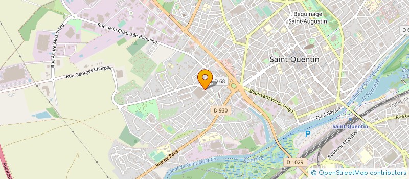 localisation de l'entreprise AUNDE FRANCE SA à SAINT-QUENTIN