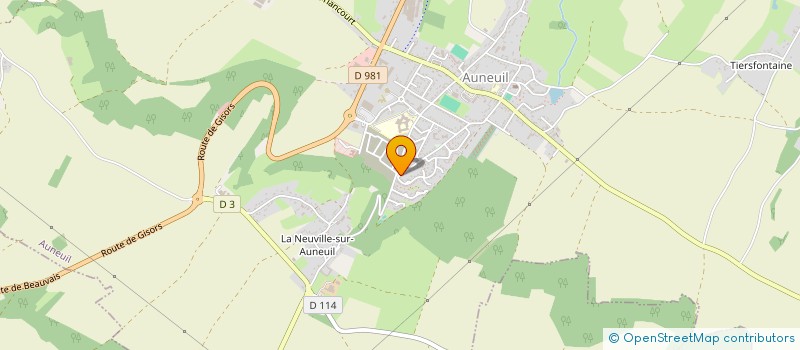 localisation de l'entreprise AUNEUIL POKER CLUB  AUNEUIL