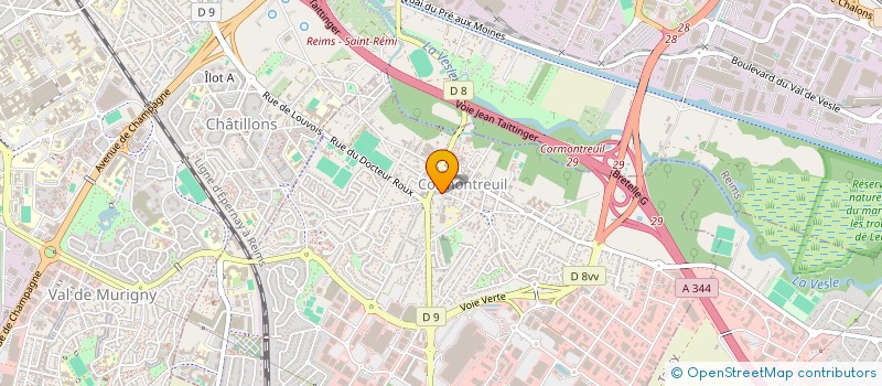 localisation de l'entreprise AUNG KO  CORMONTREUIL