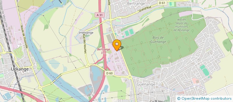 localisation de l'entreprise AUNILEC  GUENANGE