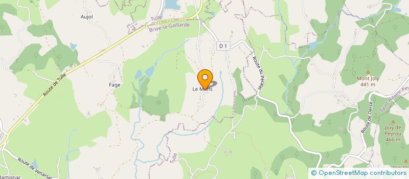 localisation de l'entreprise AUNIMONS  SAINTE-FEREOLE