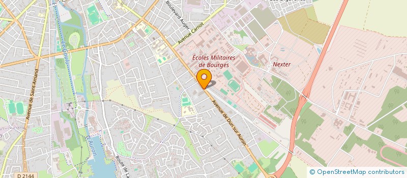 localisation de l'entreprise AUNIN à BOURGES