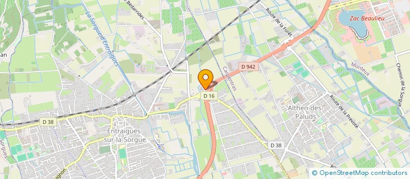 localisation de l'entreprise AUNIPAUBEN  ENTRAIGUES-SUR-LA-SORGUE