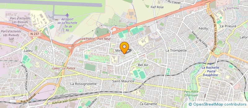 localisation de l'entreprise AUNIS AGENCEMENT  LA ROCHELLE