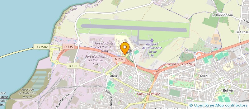 localisation de l'entreprise AUNIS AIR EUROPE à LA ROCHELLE