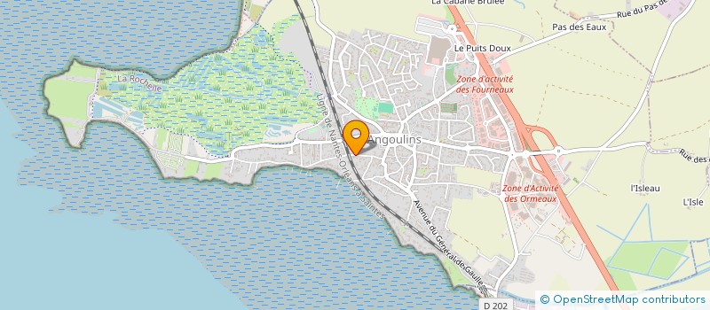 localisation de l'entreprise AUNIS AMENAGEMENT  ANGOULINS