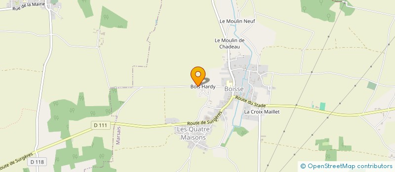 localisation de l'entreprise AUNIS BIOGAZ à SURGERES