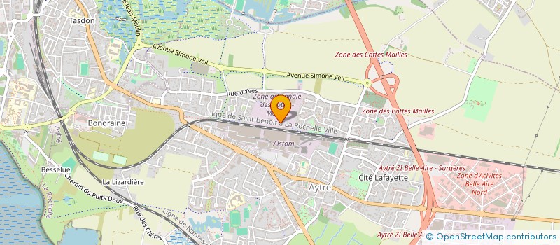 localisation de l'entreprise AUNIS COMPOSITES à AYTRE