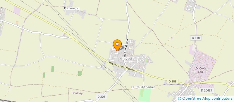 localisation de l'entreprise AUNIS FLECHETTES  CLAVETTE