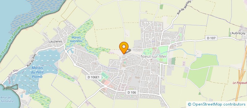 localisation de l'entreprise AUNIS MACONNERIE  NIEUL-SUR-MER