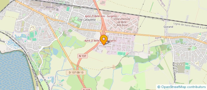 localisation de l'entreprise AUNIS PARTICIPATIONS  AYTRE