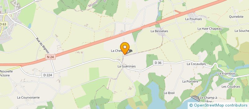 localisation de l'entreprise AUNOLL  TREFFENDEL