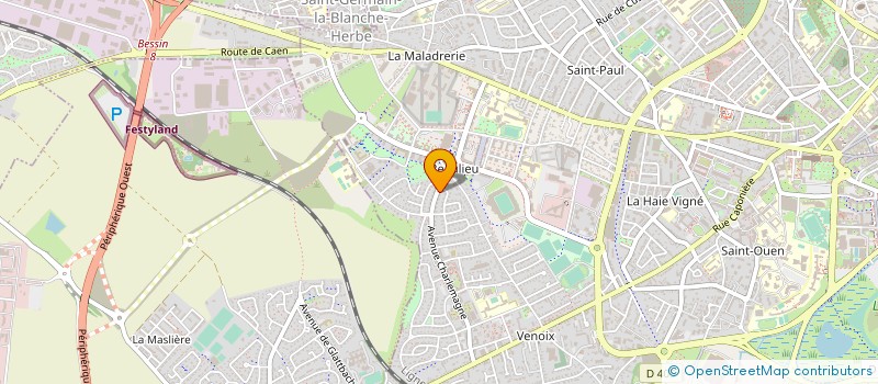 localisation de l'entreprise AUNOR SANTE  CAEN