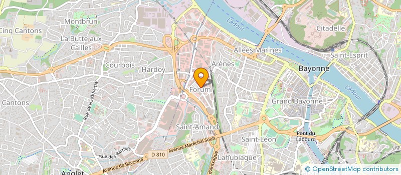 localisation de l'entreprise AUPA  BAYONNE