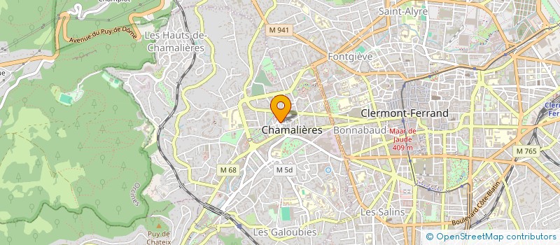 localisation de l'entreprise AUPAAN  CHAMALIERES