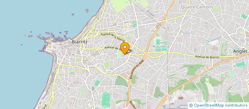 localisation de l'entreprise AUPADERETRAITE à BIARRITZ